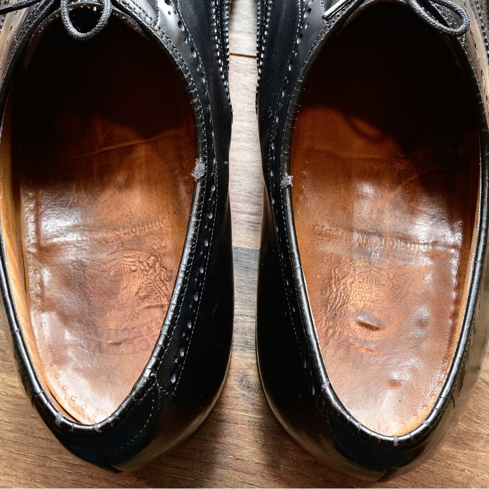 Vintage Johnston & Murphy Crown Aristocraft Shell Dress Shoes Size 12 - Picture 7 of 9